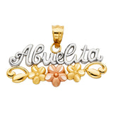 14K 3C Abuelita Pendant (PT2128)