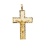 14KY Crucufix Cross Pendant (PT2187)