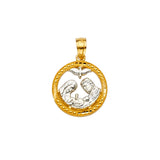 14K 2T Baptism Pendant (PT2274)