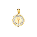 14K 3C Primera Communion Pendant (PT2279)