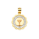 14K 3C Primera Communion Pendant (PT2280)