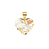 14K 3C 'I Love You' Pendant (PT2377)
