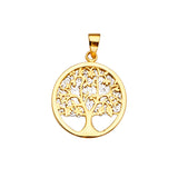 14K 2T Family Tree Pendant (PT2387)