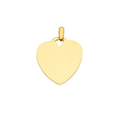 14KY Engravable Heart Pendant (PT2425)