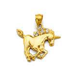 14KY Unicorn Pendant (PT2650)