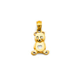 14KY Teddy Bear Pendant (PT2655)