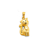 14KY Cat Pendant (PT2658)