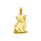 14KY Cat Pendant (PT2662)