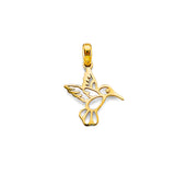 14KY Humming Bird Pendant (PT2672)