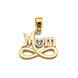 14KY Mom Pendant (PT2695)