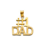 14KY #1 Dad Pendant (PT2701)