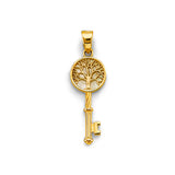 14KY Key Tree of Life Pendant (PT2708)