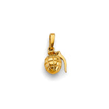 14KY Small Grenade Pendant (PT2747)