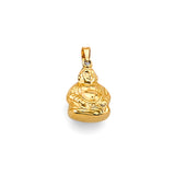 14KY Buddeddha Pendant (PT2808)