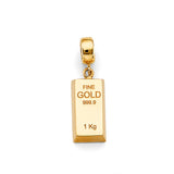 14KY Gold Bar Charm (PT2830)