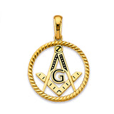 14KY Masonic Symbol Pendant (PT2851)