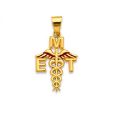 14KY EMT Symbol Pendant (PT2853)