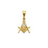 14KY Masonic Symbol Pendant (PT2856)