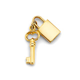14KY Lock & Key Pendant (PT2913)
