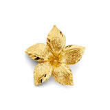 14KY Hibiscus Flower Pendant (PT2931)