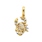 14K 2T Scorpion Pendant (PT3019)