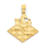 14KY Chess Pendant (PT3093)