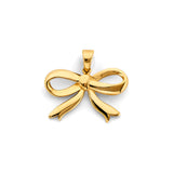 14KY Ribbon Pendant (PT3112)