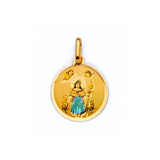 14KY Round Santo Nino De Atocha Pendant (PT3140)