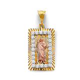 14K 3C Stamp St. Jude Pendant (PT3207)