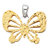14K 2T Butterfly Pendant (PT817)
