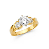 14KY CZ Engagement Ring (RG38) (RG38)