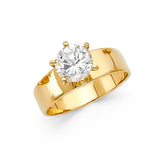 14KY CZ Engagement Ring (RG1311)