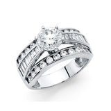 14KW CZ Engagement Ring (RG1336)