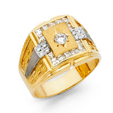14KY CZ Men's Ring (RG1429)