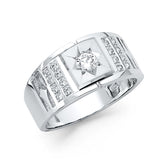 14KW CZ Men's Ring (RG1451)