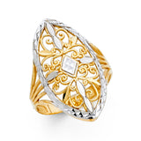 14K 2T Fancy Ring (RG1833)