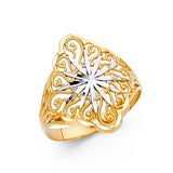 14K 2T Fancy Ring (RG1834)