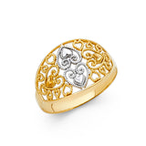 14K 2T Fancy Ring (RG1843)