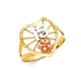 14K 3C 15 Years Ring (RG1925)