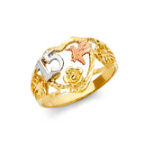 14K 3C 15 Years Ring (RG1927)