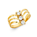 14KY CZ Semanario Ring (RG1955)