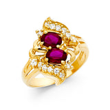 14KY CZ Mothers Ring (RG1961)