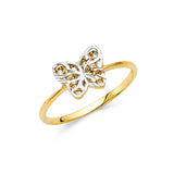 14K 2T CZ Fancy Ring (RG2146)