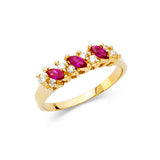 14KY CZ Fancy Ring (RG2215)