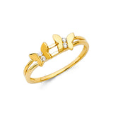 14KY CZ Fancy Ring (RG2320)