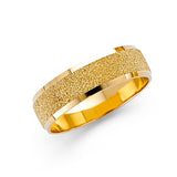 Unisex Gold Shimmer Finish Band