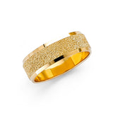 Unisex Gold Shimmer Finish Band