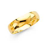 14KY 6mm Wedding Band - Size 10 (RG2387)