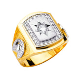 14K 2T Men's CZ Ring (RG2702)