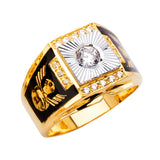14K 2T Men's CZ Ring (RG2710)